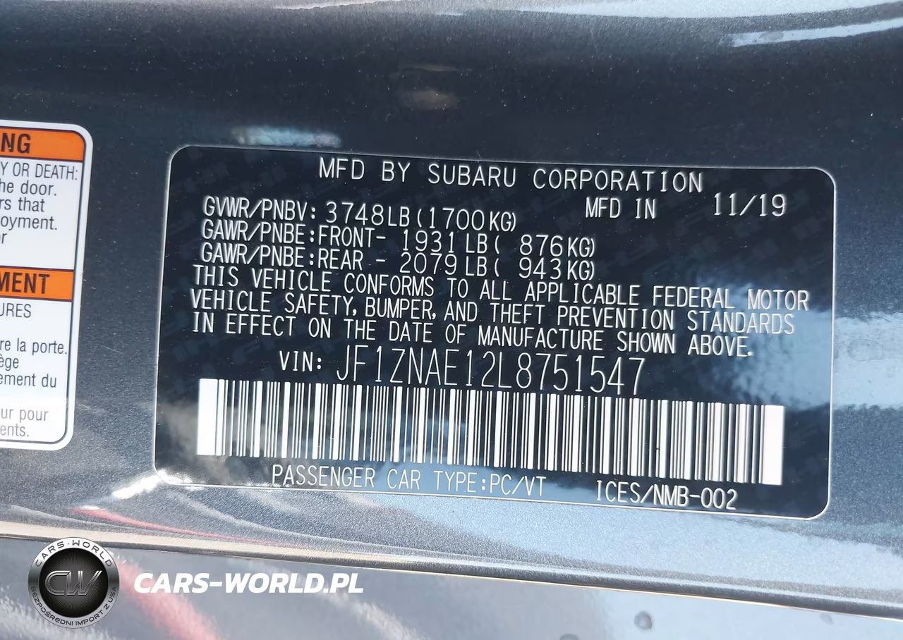2020 Toyota 86 Gt VIN:JF1ZNAE12L8751547 - 9