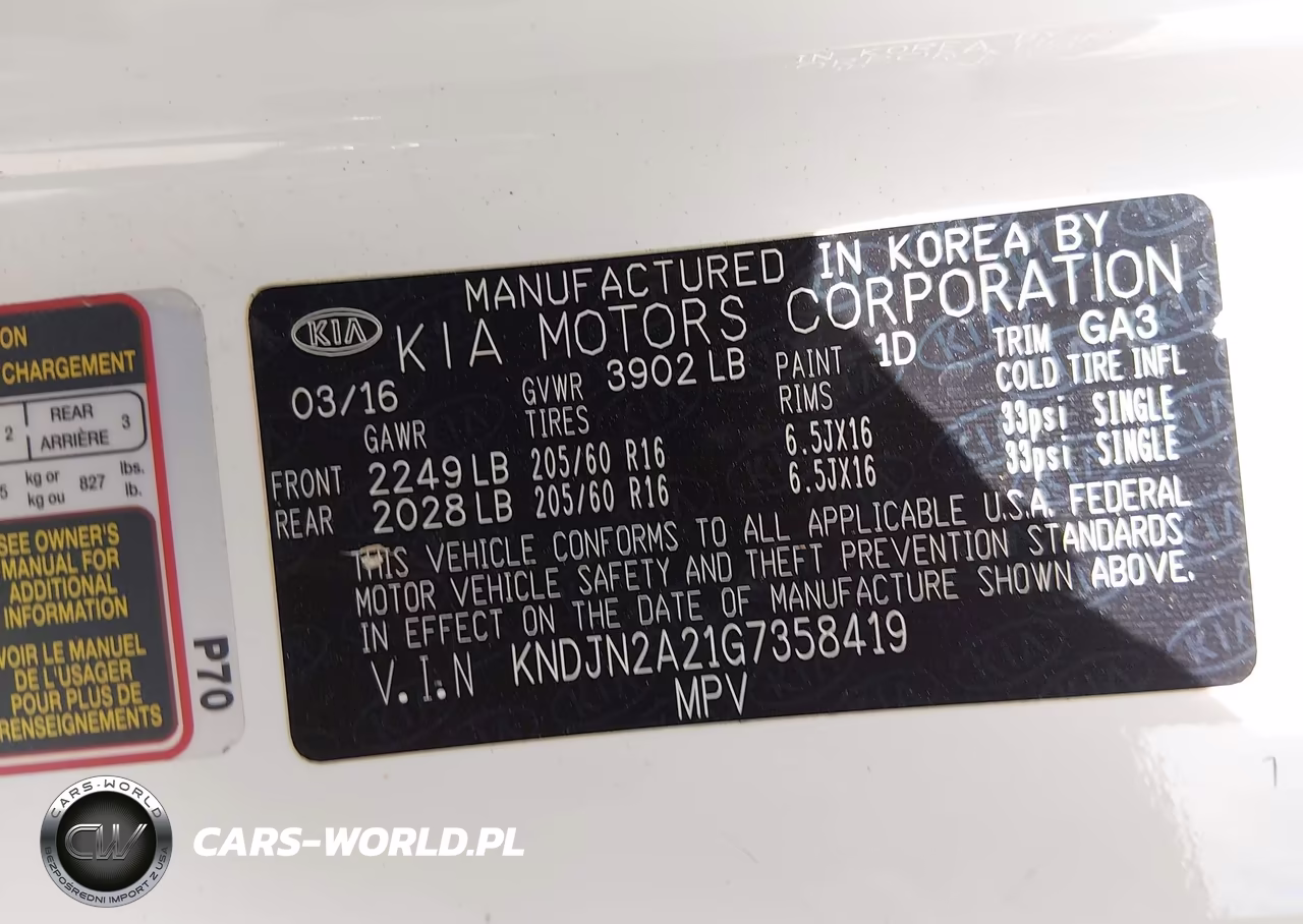 2016 Kia Soul VIN:KNDJN2A21G7358419 - 9