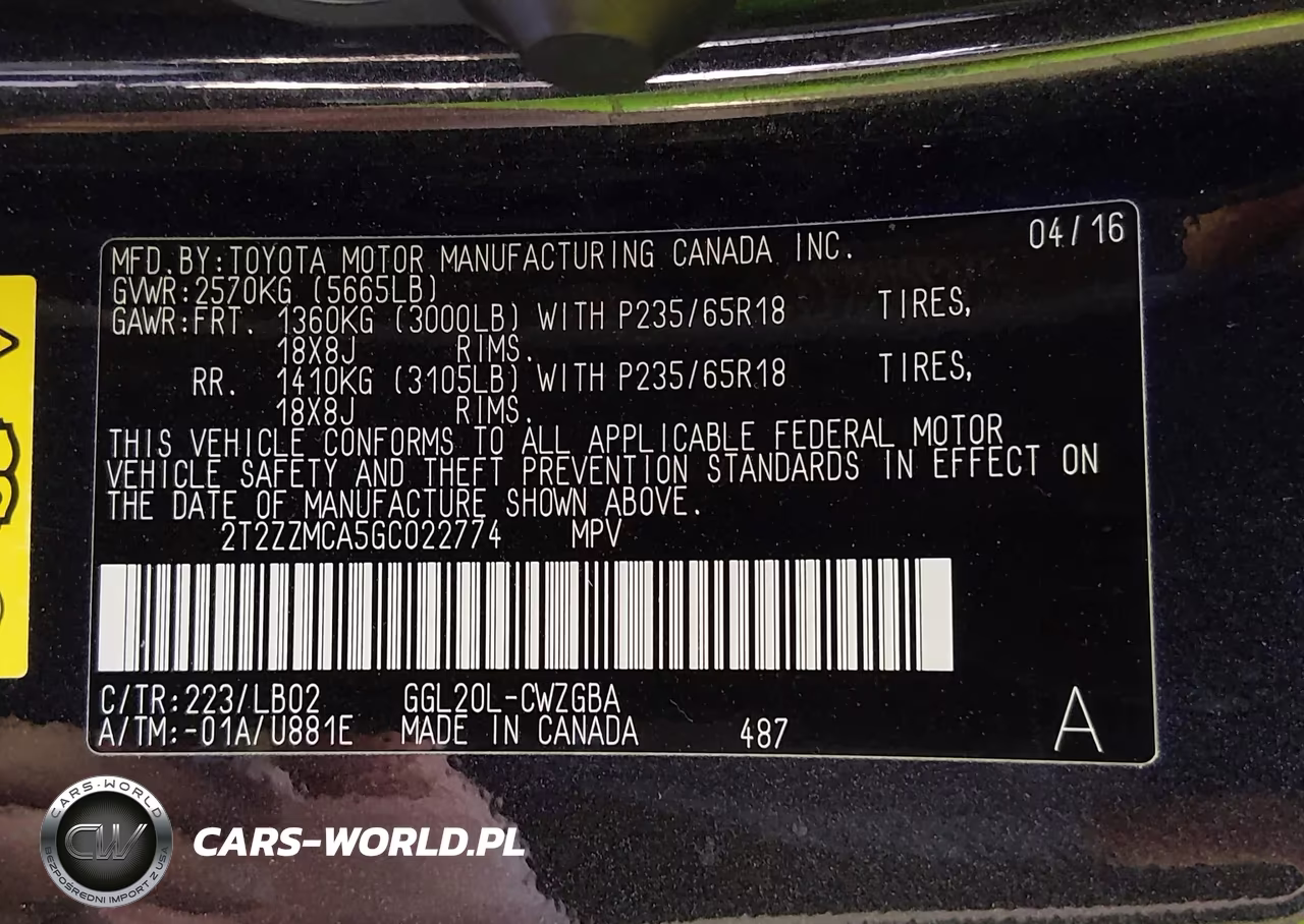 2016 Lexus Rx 350 VIN:2T2ZZMCA5GC022774 - 9