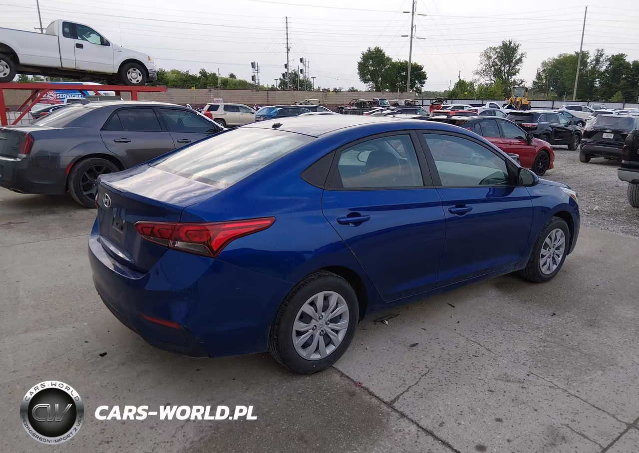 2021 Hyundai Accent Se VIN:3KPC24A66ME150774 - 4