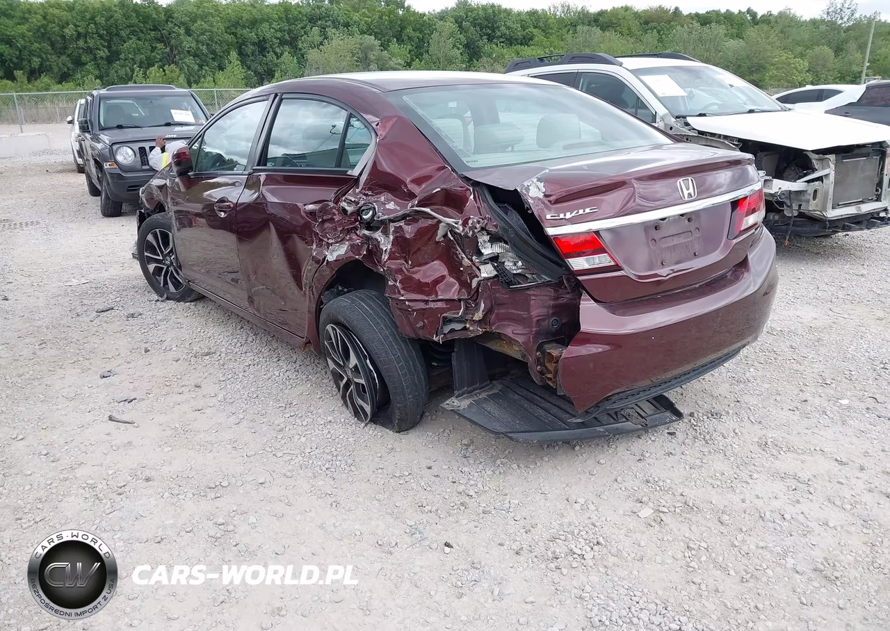 2014 Honda Civic Ex VIN:19XFB2F82EE258287 - 3