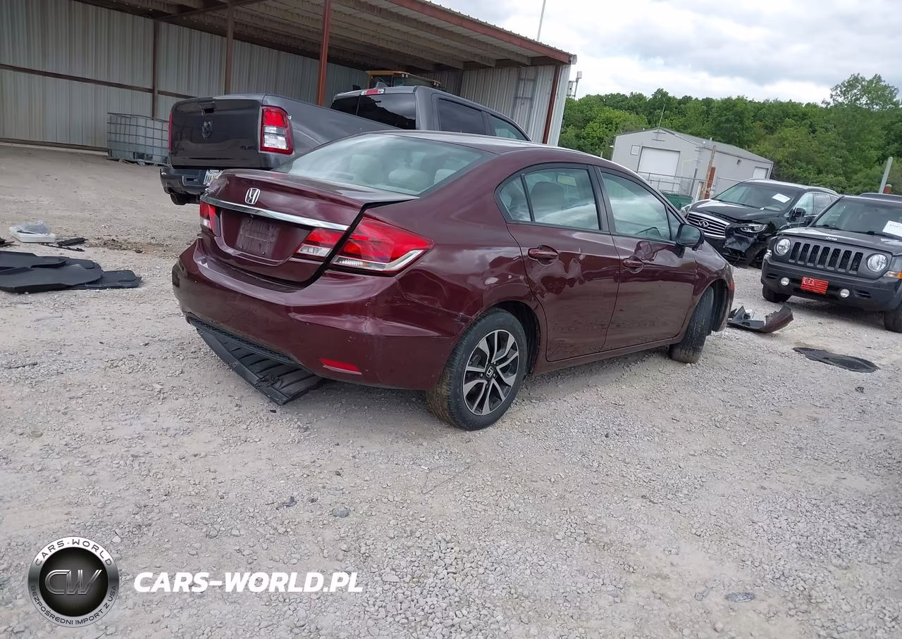 2014 Honda Civic Ex VIN:19XFB2F82EE258287 - 4
