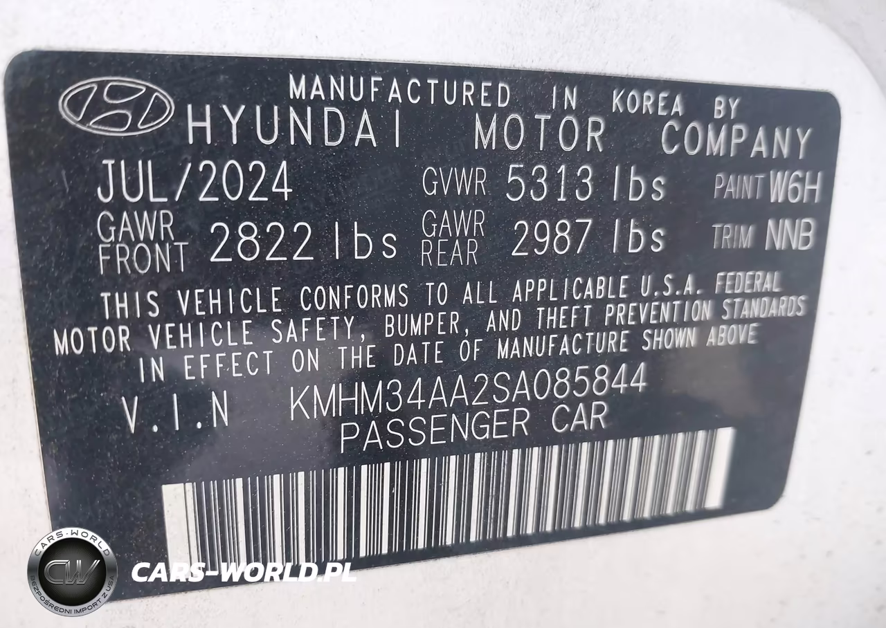 2025 Hyundai Ioniq 6 Sel VIN:KMHM34AA2SA085844 - 9