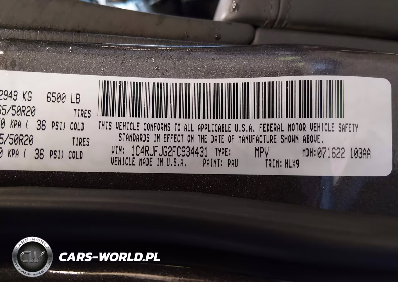 2015 Jeep Grand Cherokee Summit VIN:1C4RJFJG2FC934431 - 9