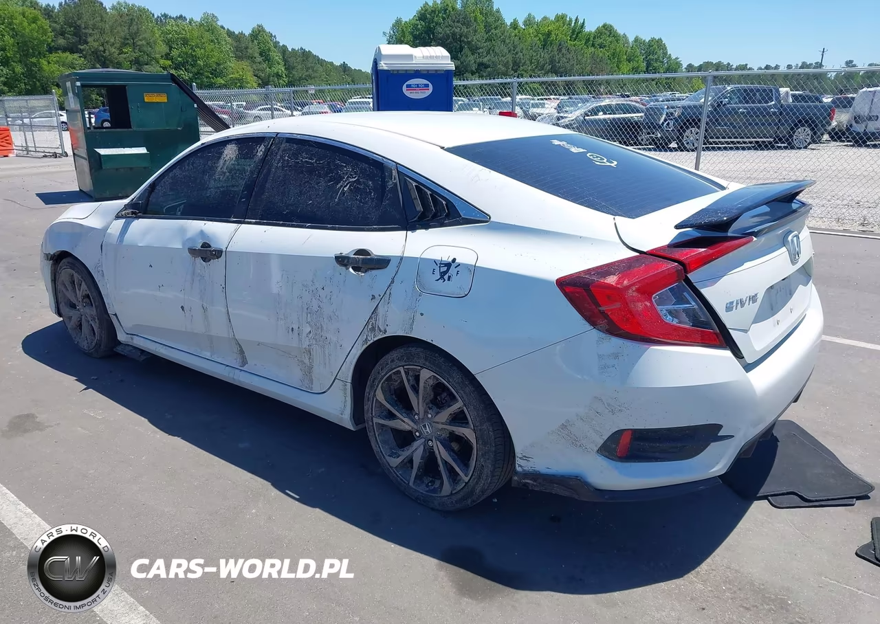 2020 Honda Civic Sport VIN:2HGFC2F84LH596788 - 3