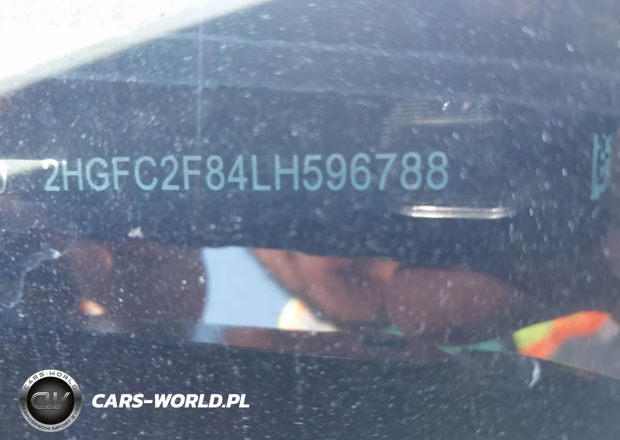 2020 Honda Civic Sport VIN:2HGFC2F84LH596788 - 9