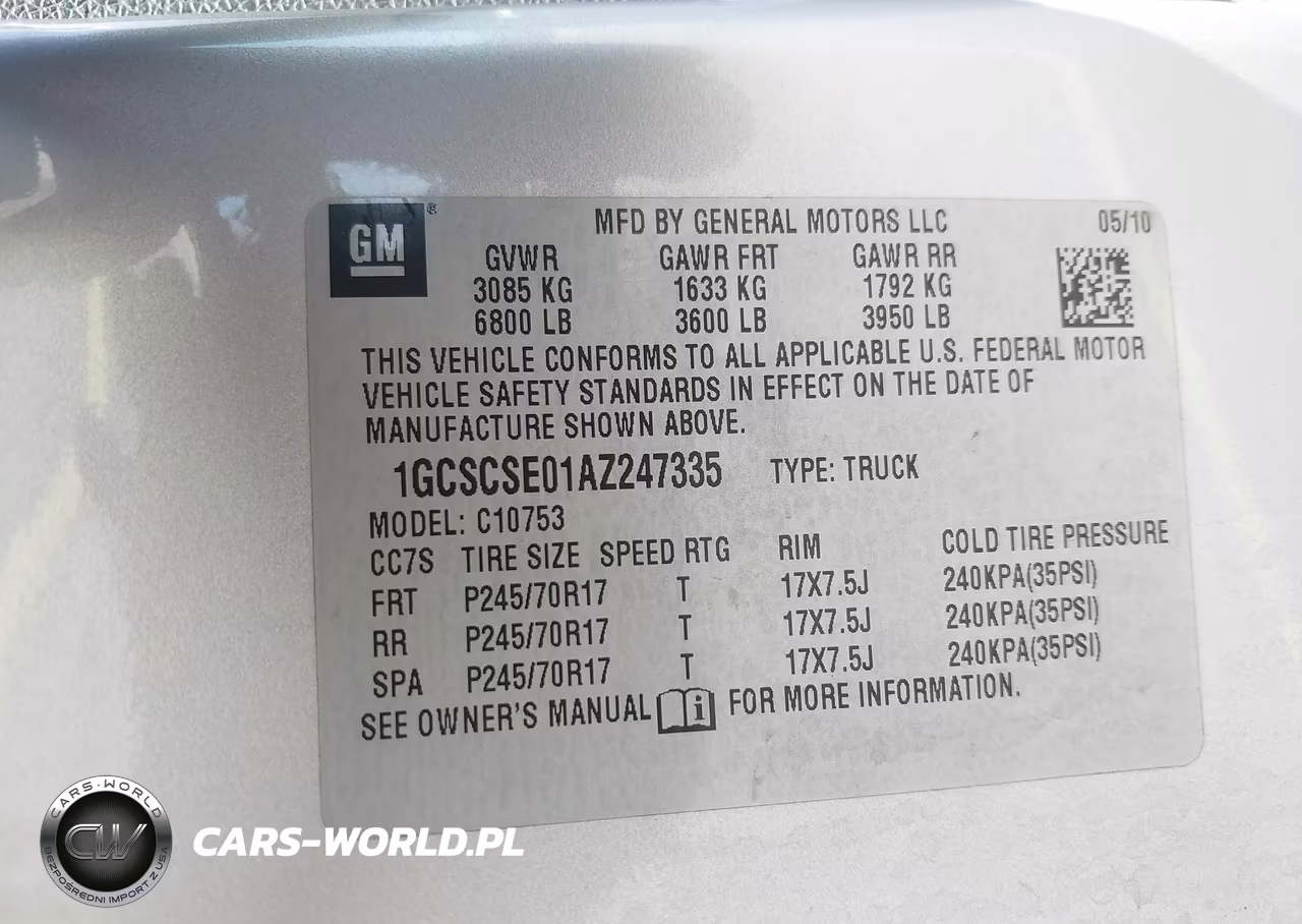 2010 Chevrolet Silverado 1500 Lt VIN:1GCSCSE01AZ247335 - 9
