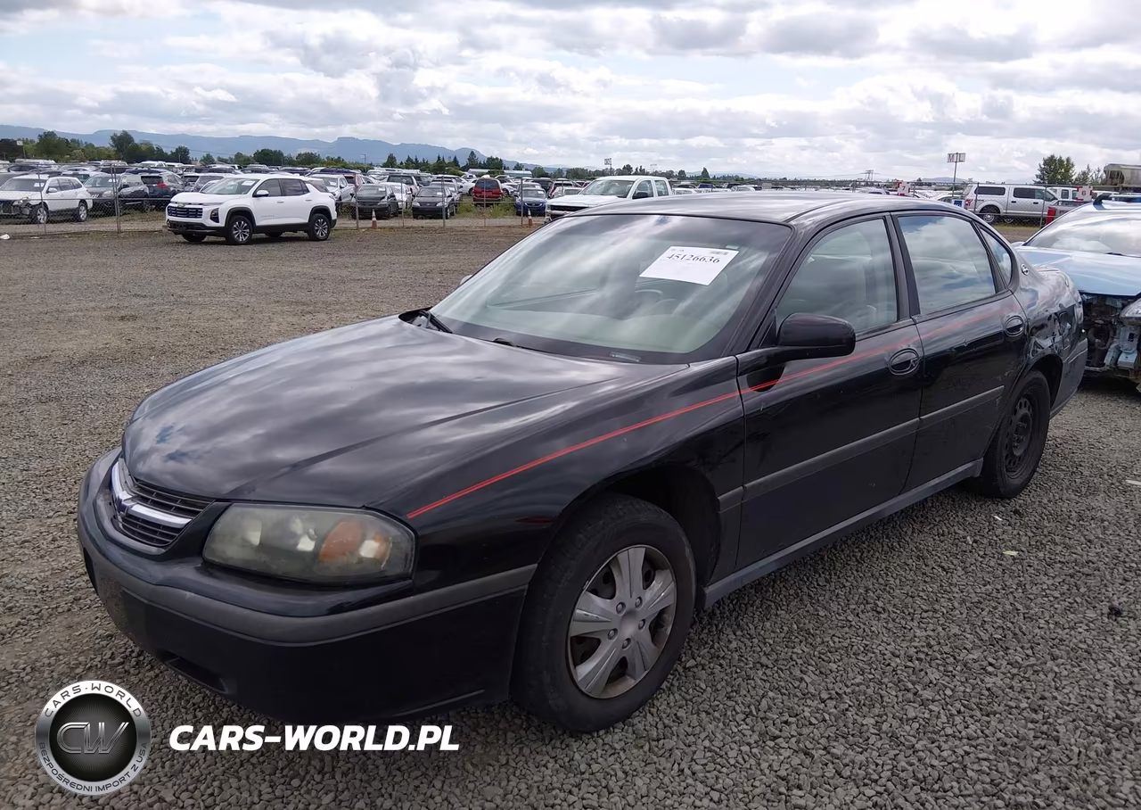 2003 Chevrolet Impala Police VIN:2G1WF55K839352200 - 2