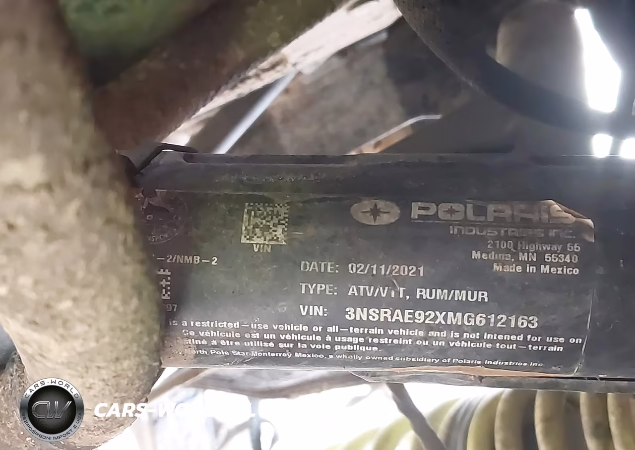 2021 Polaris Rzr Pro Xp Sport VIN:3NSRAE92XMG612163 - 10