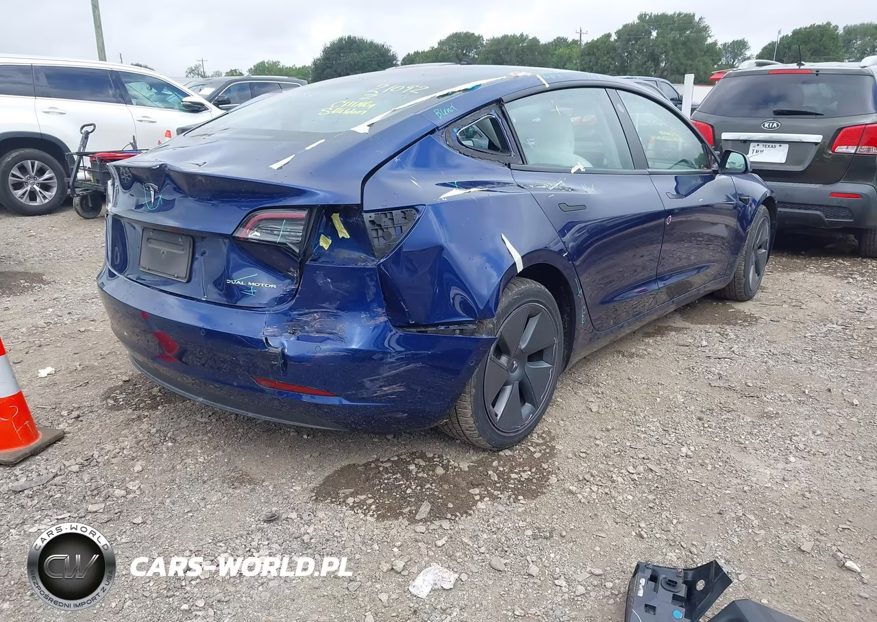2022 Tesla Model 3 Long Range Dual Motor All-Wheel Drive VIN:5YJ3E1EB2NF261623 - 4
