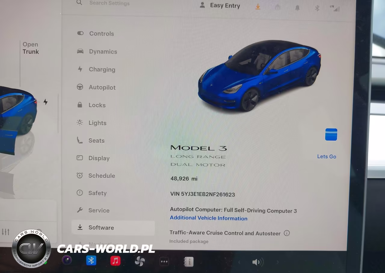 2022 Tesla Model 3 Long Range Dual Motor All-Wheel Drive VIN:5YJ3E1EB2NF261623 - 7