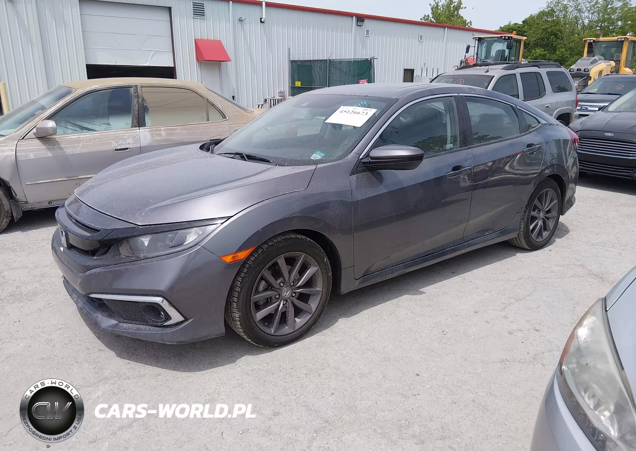 2020 Honda Civic Ex VIN:19XFC1F35LE002444 - 2