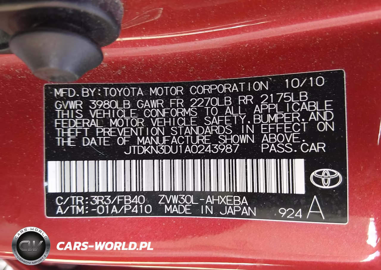 2010 Toyota Prius Ii VIN:JTDKN3DU1A0243987 - 9