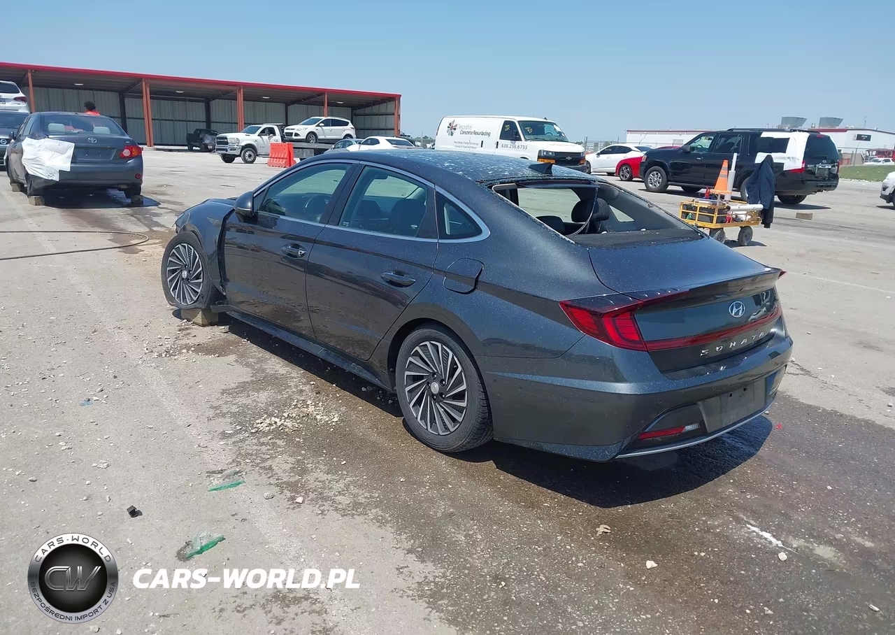 2022 Hyundai Sonata Hybrid Limited VIN:KMHL54JJ3NA045525 - 3