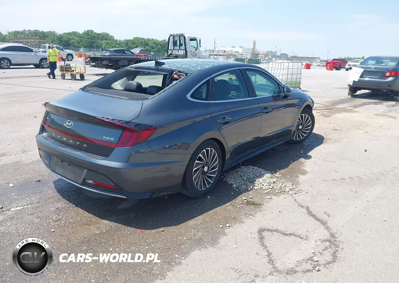 2022 Hyundai Sonata Hybrid Limited VIN:KMHL54JJ3NA045525 - 4