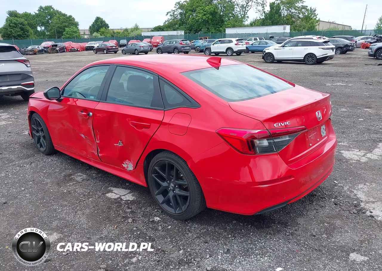 2024 Honda Civic Sport VIN:2HGFE2F51RH504173 - 3