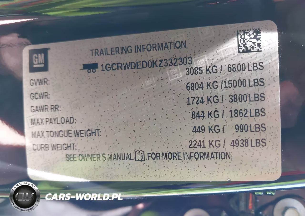 2019 Chevrolet Silverado 1500 Rst VIN:1GCRWDED0KZ332303 - 12