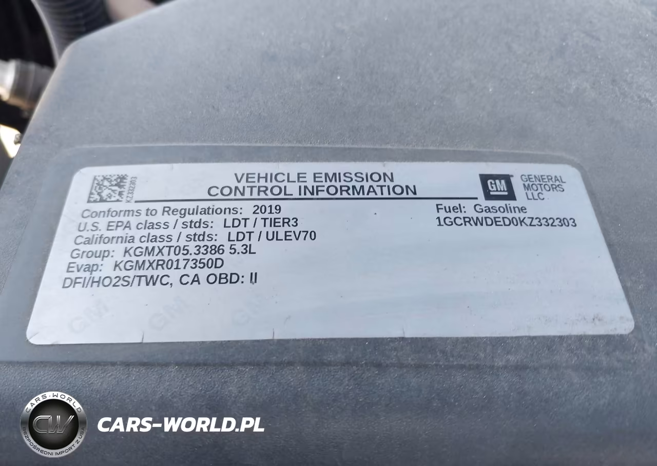 2019 Chevrolet Silverado 1500 Rst VIN:1GCRWDED0KZ332303 - 15