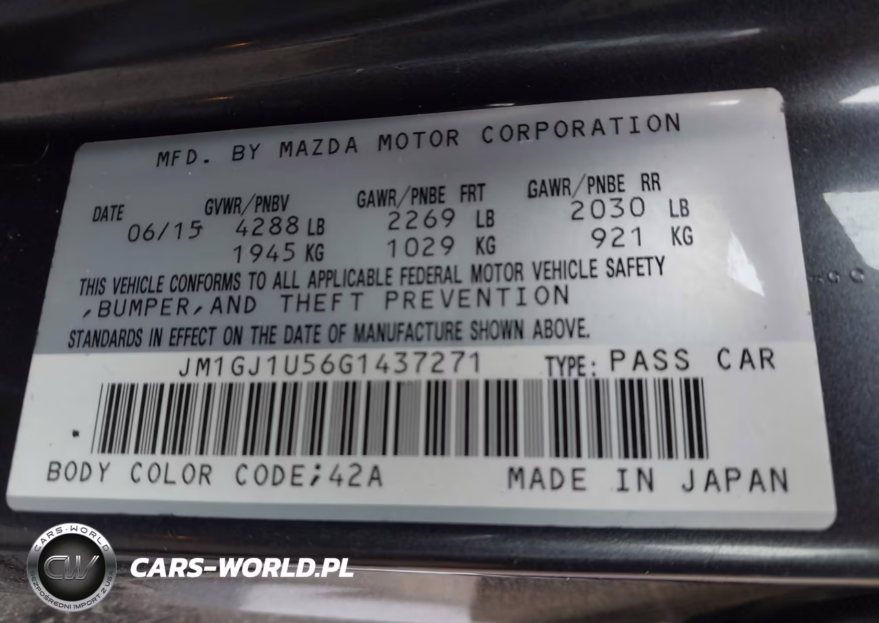2016 Mazda Mazda6 I Sport VIN:JM1GJ1U56G1437271 - 9