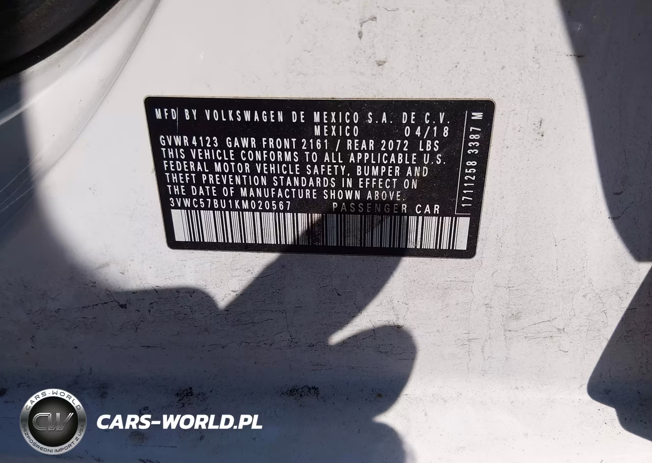 2019 Volkswagen Jetta 1.4T R-Line-1.4T S-1.4T Se VIN:3VWC57BU1KM020567 - 9