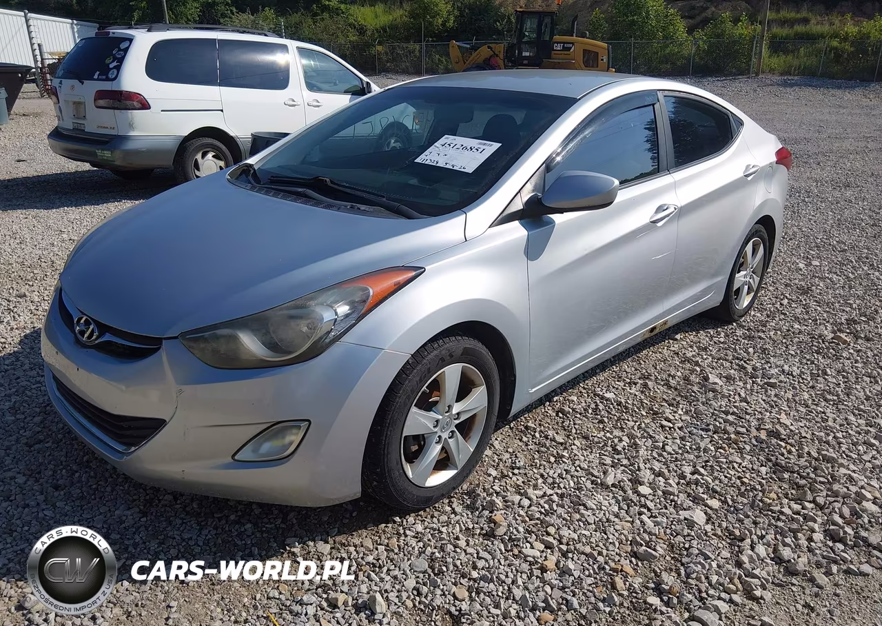 2013 Hyundai Elantra Gls VIN:5NPDH4AE9DH167221 - 2