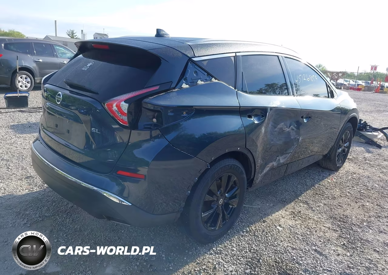 2017 Nissan Murano Sl VIN:5N1AZ2MG5HN129682 - 4