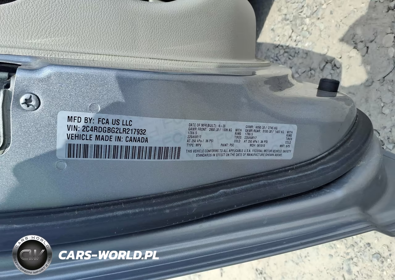 2020 Dodge Grand Caravan Se VIN:2C4RDGBG2LR217932 - 9