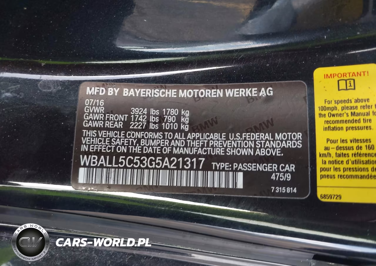 2016 BMW Z4 Sdrive28I VIN:WBALL5C53G5A21317 - 9