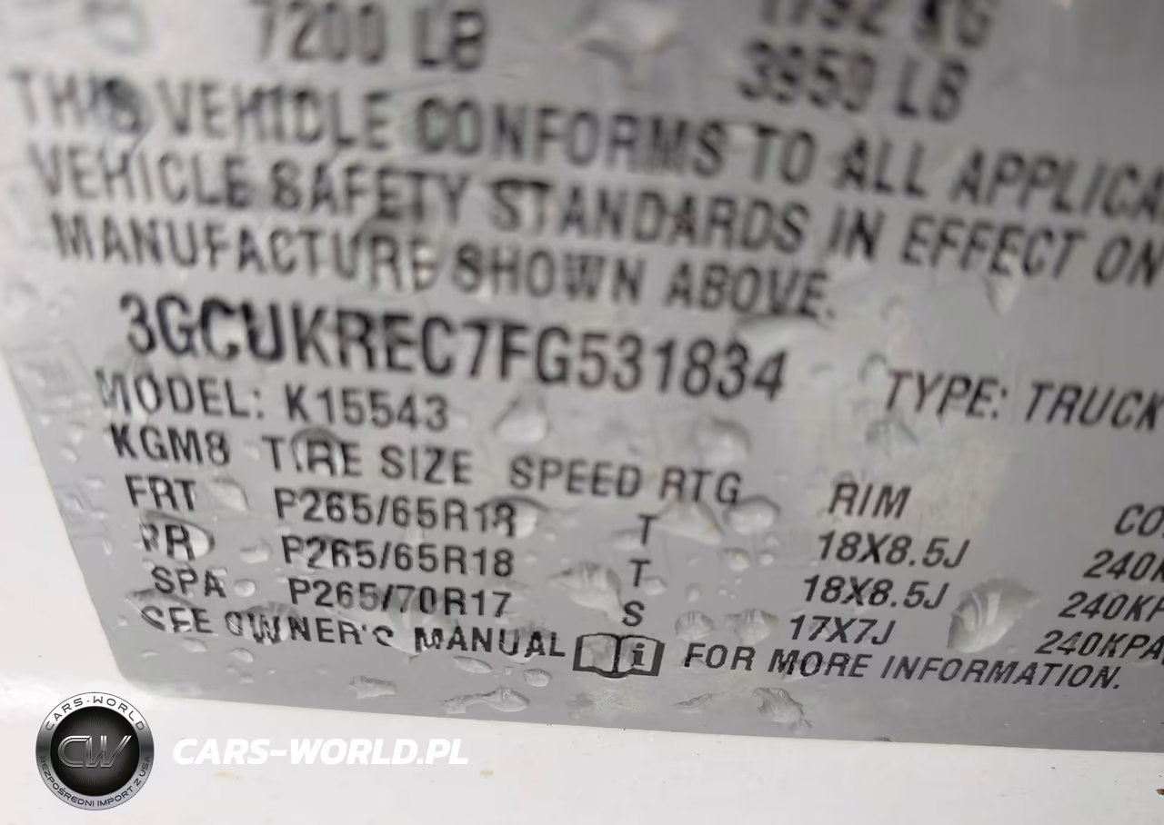 2015 Chevrolet Silverado 1500 1Lt VIN:3GCUKREC7FG531834 - 9