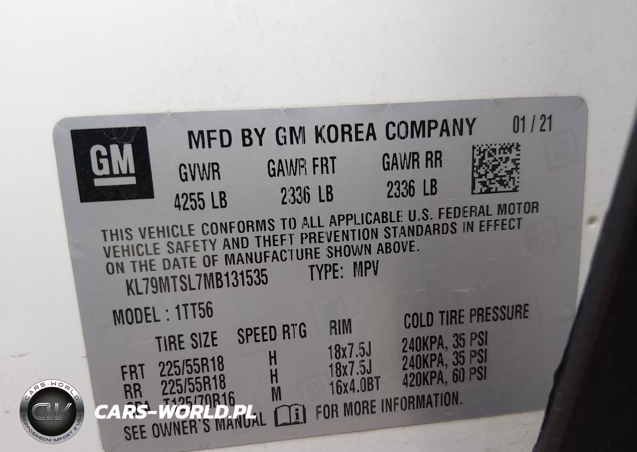 2021 Chevrolet Trailblazer Fwd Rs VIN:KL79MTSL7MB131535 - 9