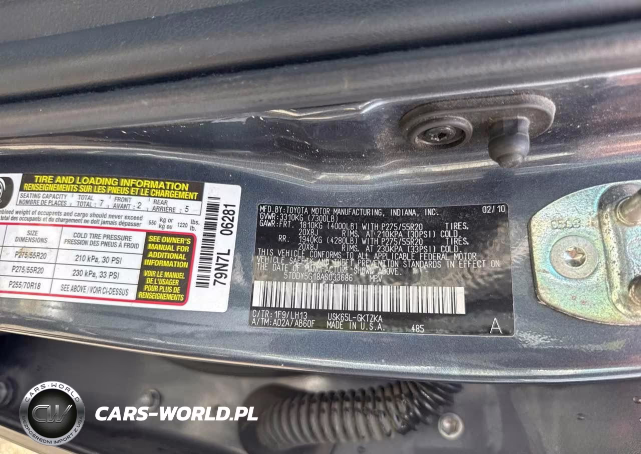 2010 Toyota Sequoia Platinum VIN:5TDDY5G18AS033686 - 9