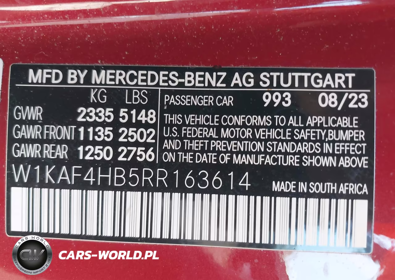 2024 Mercedes-Benz C 300 VIN:W1KAF4HB5RR163614 - 9