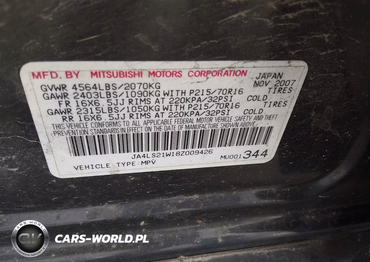 2008 Mitsubishi Outlander Es VIN:JA4LS21W18Z009426 - 9