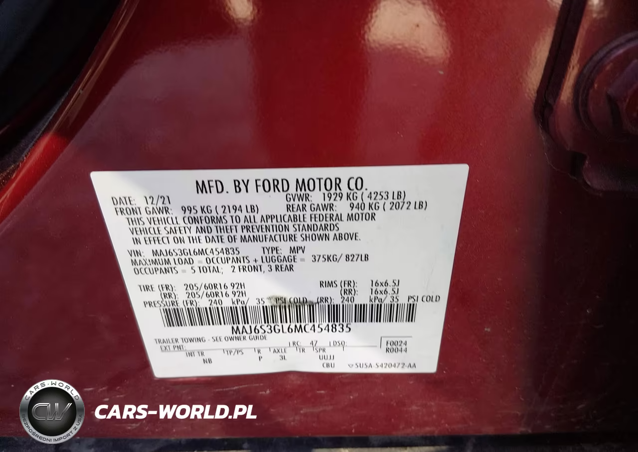 2021 Ford Ecosport Se VIN:MAJ6S3GL6MC454835 - 9
