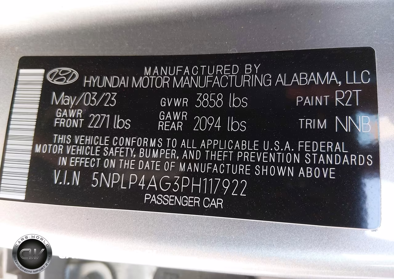 2023 Hyundai Elantra Limited VIN:5NPLP4AG3PH117922 - 9