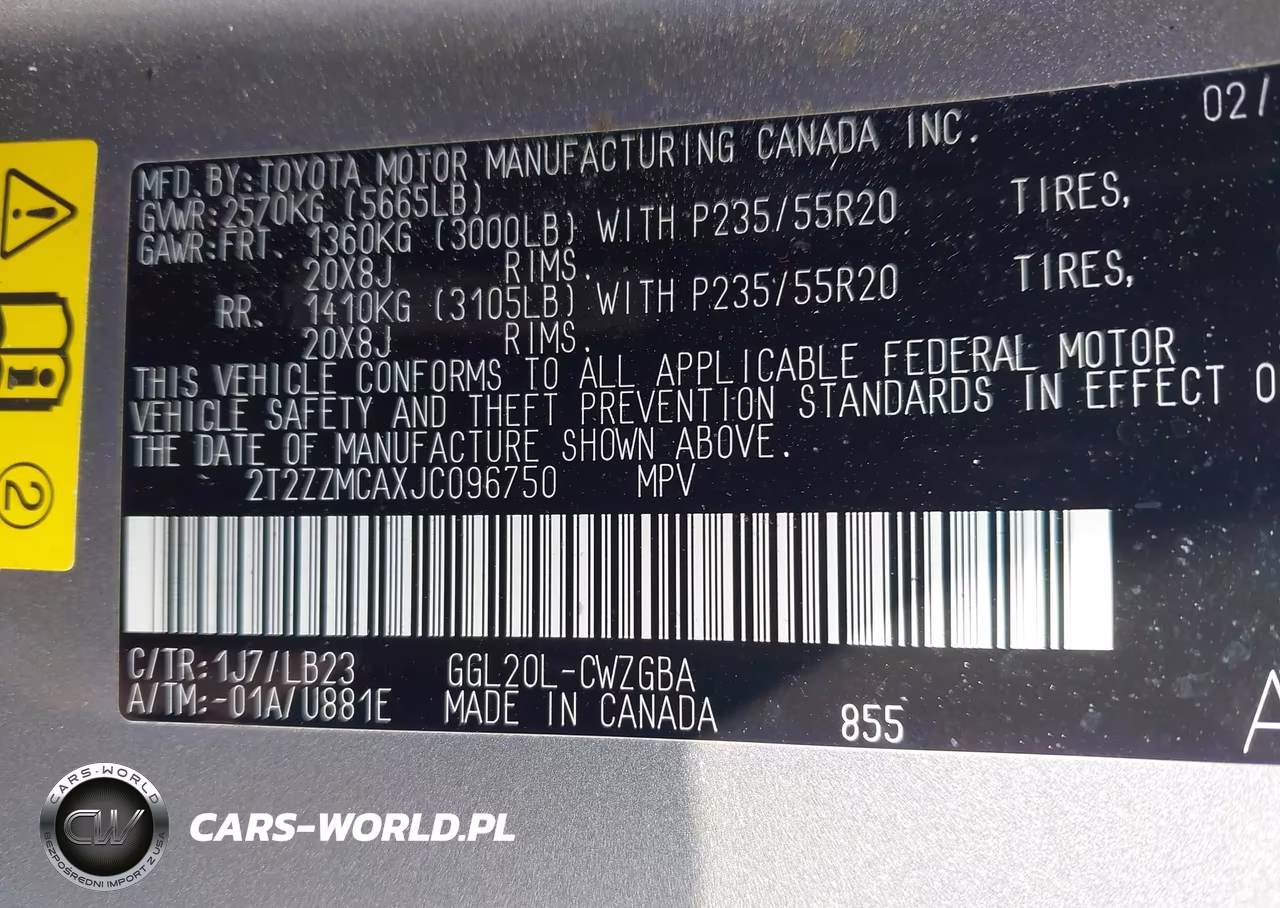 2018 Lexus Rx 350 VIN:2T2ZZMCAXJC096750 - 9
