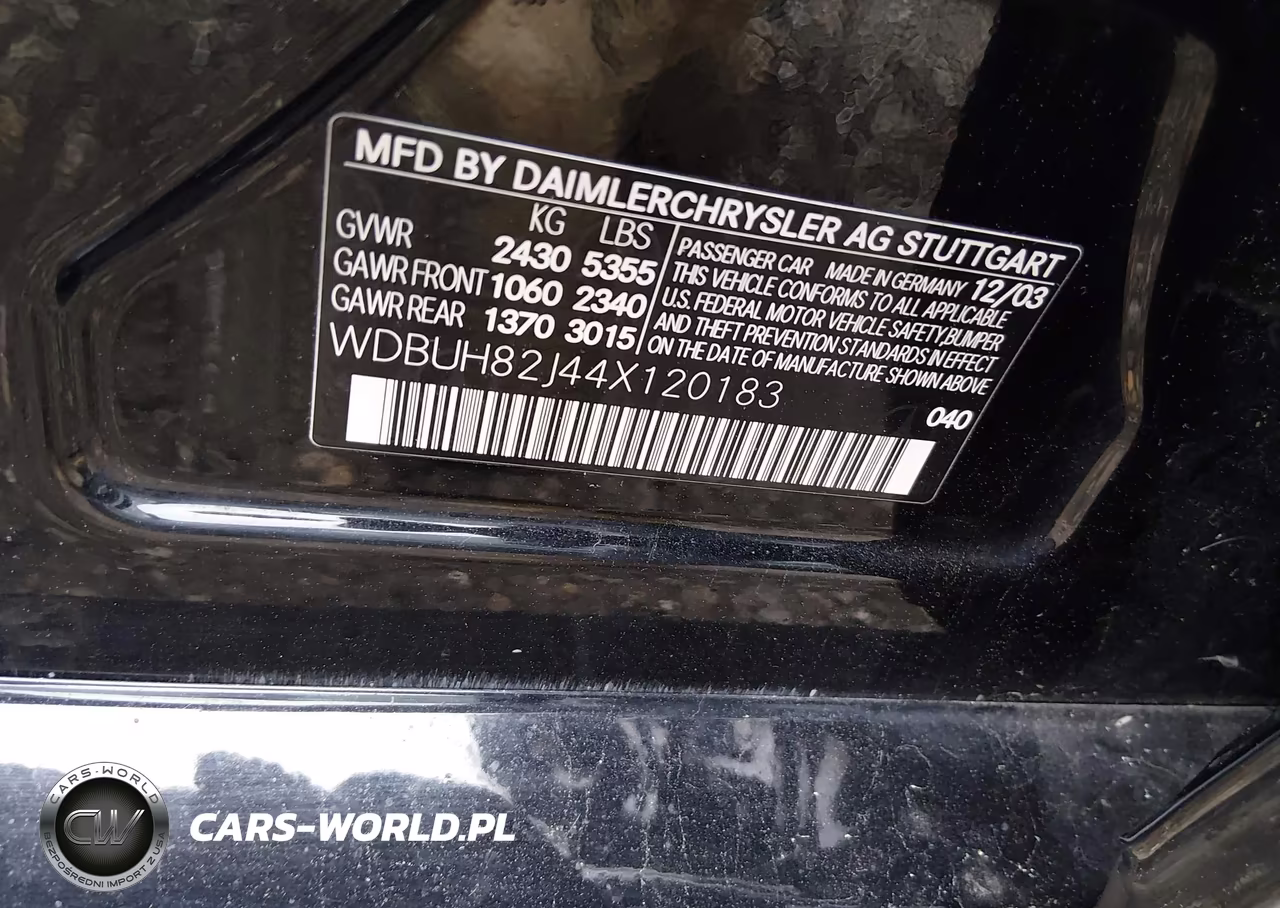 2004 Mercedes-Benz E 320 4Matic VIN:WDBUH82J44X120183 - 9