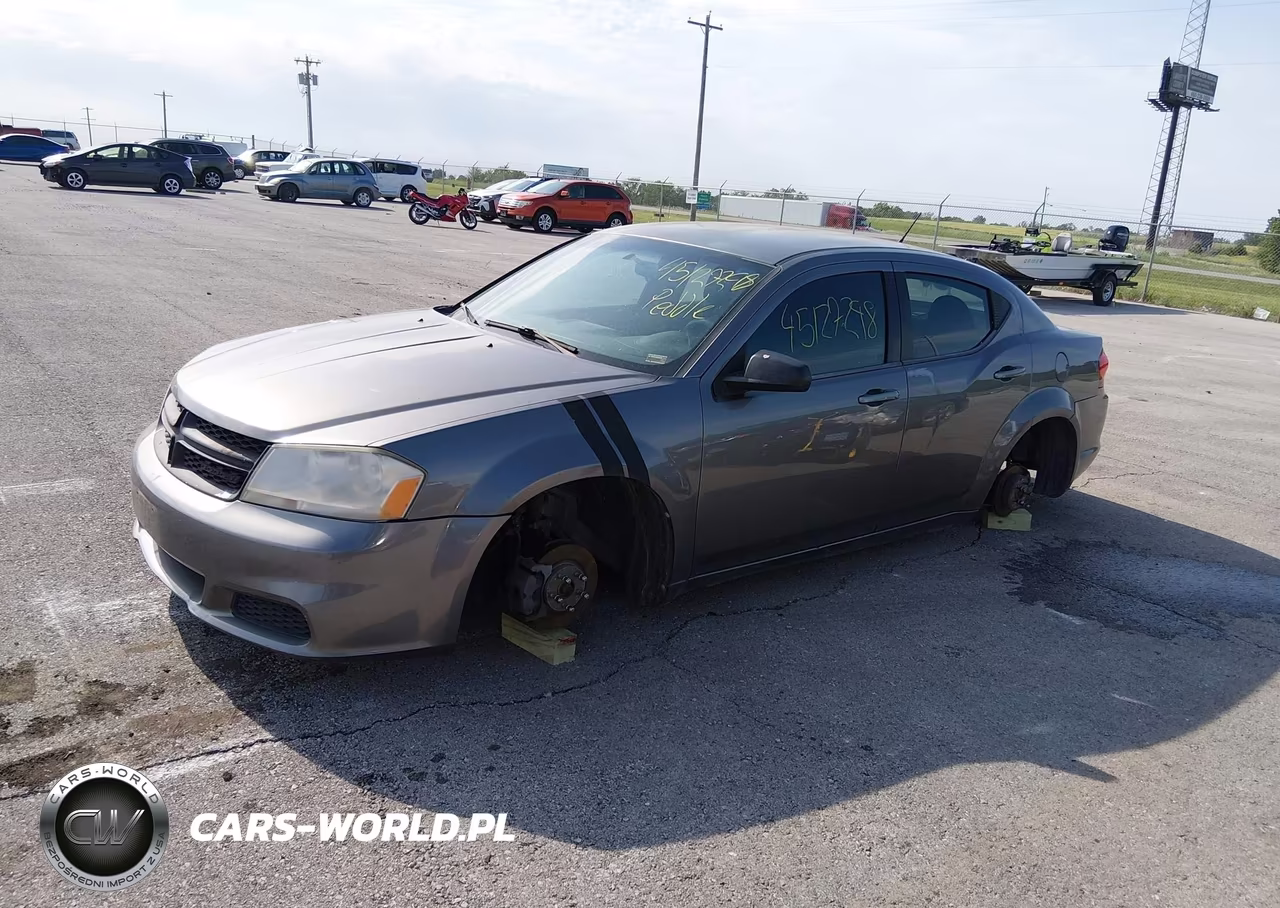 2013 Dodge Avenger Se VIN:1C3CDZAB5DN625044 - 2