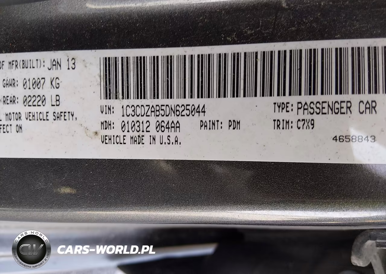 2013 Dodge Avenger Se VIN:1C3CDZAB5DN625044 - 9