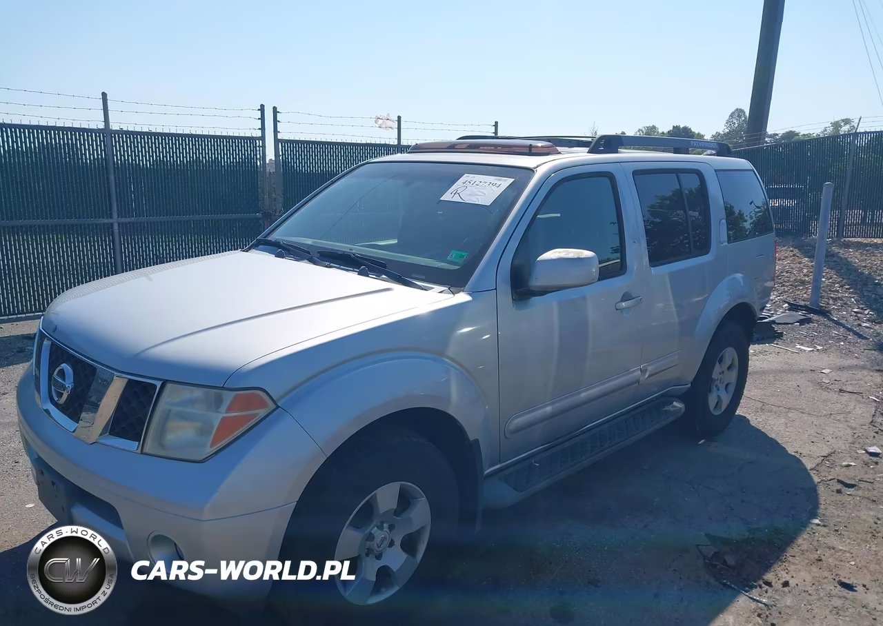 2007 Nissan Pathfinder Se VIN:5N1AR18W07C638746 - 2
