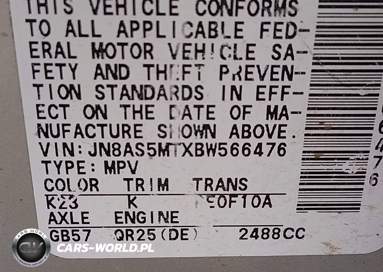2011 Nissan Rogue S VIN:JN8AS5MTXBW566476 - 9