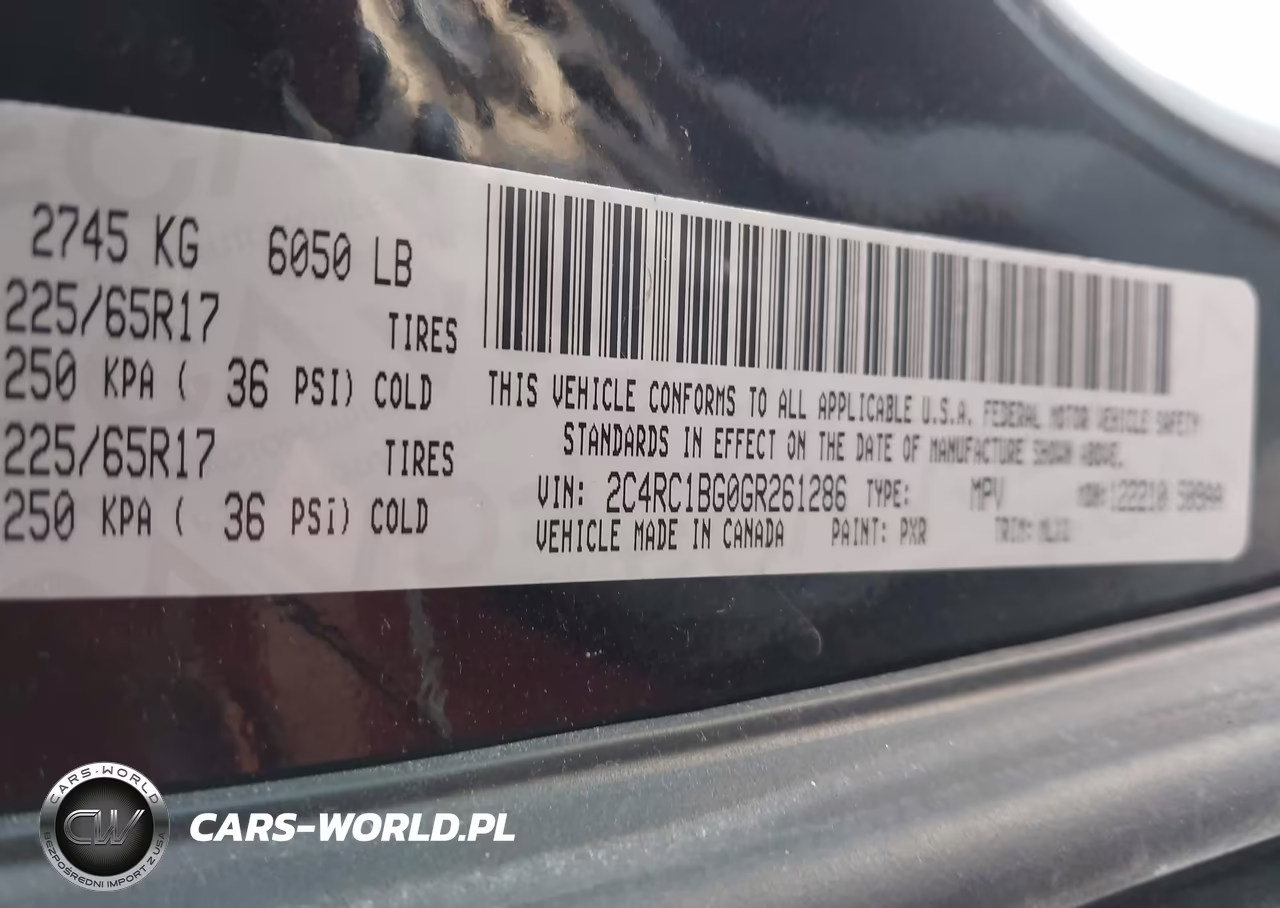 2016 Chrysler Town & Country Touring VIN:2C4RC1BG0GR261286 - 9
