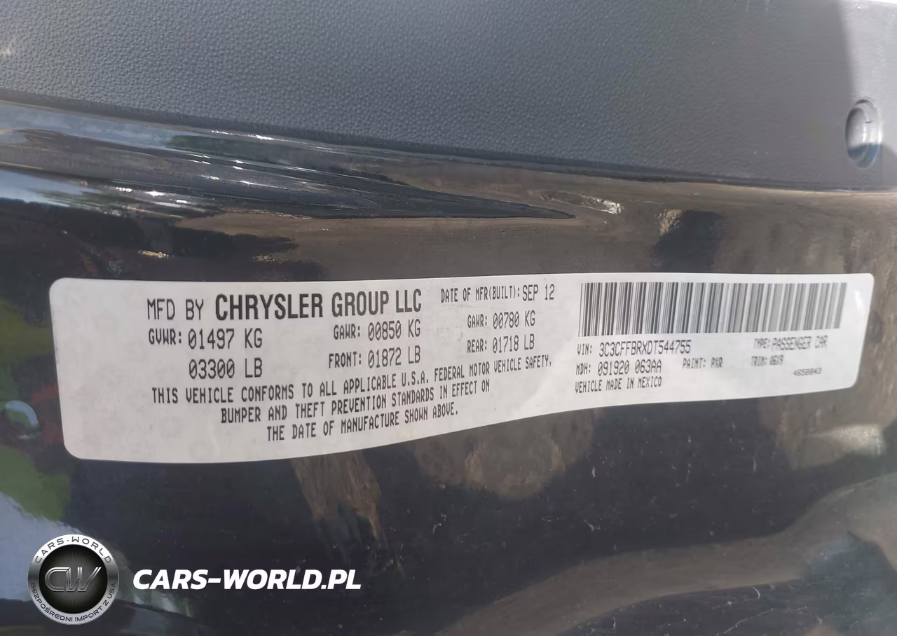 2013 Fiat 500 Sport VIN:3C3CFFBRXDT544755 - 9