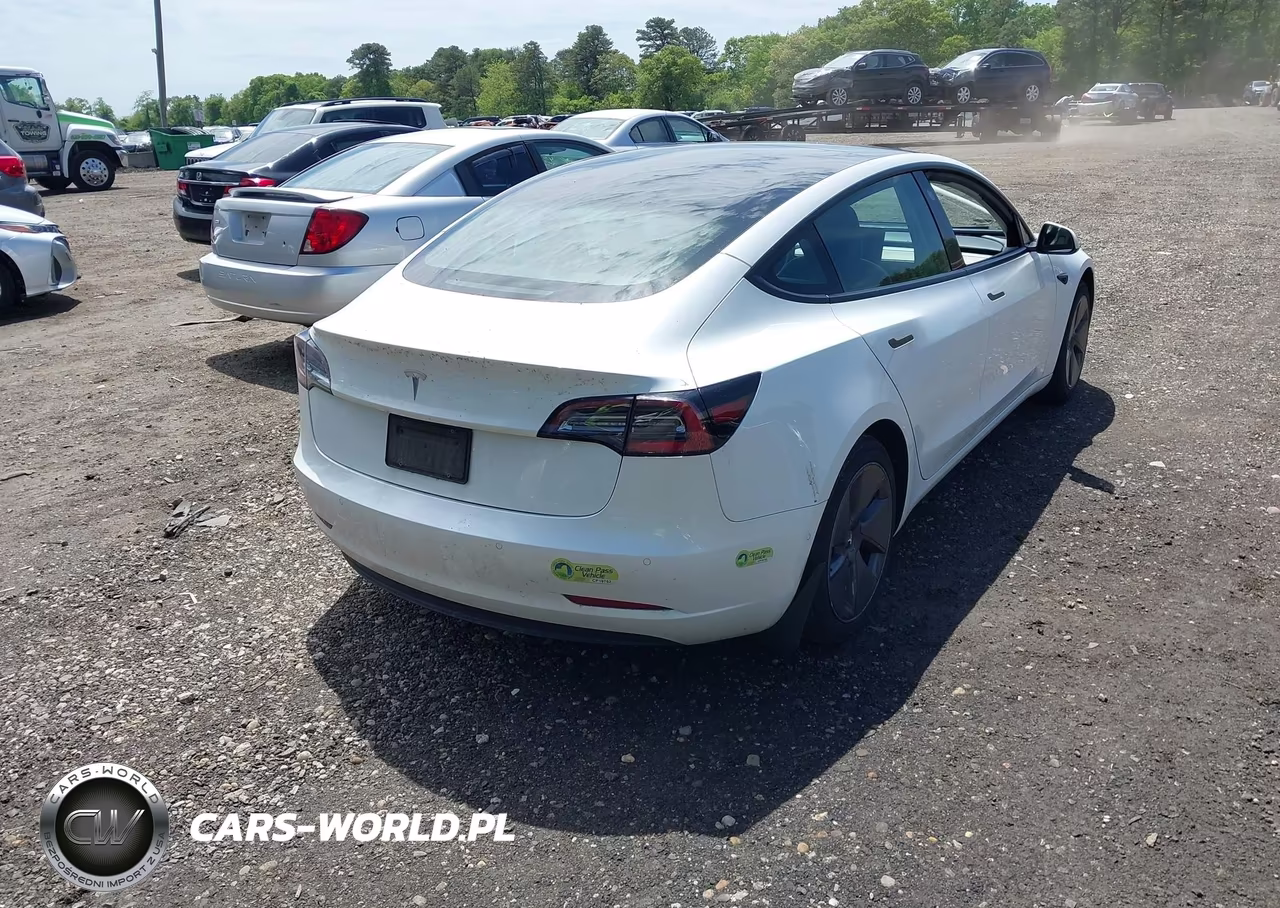 2021 Tesla Model 3 Standard Range Plus Rear-Wheel Drive VIN:5YJ3E1EA7MF099039 - 4