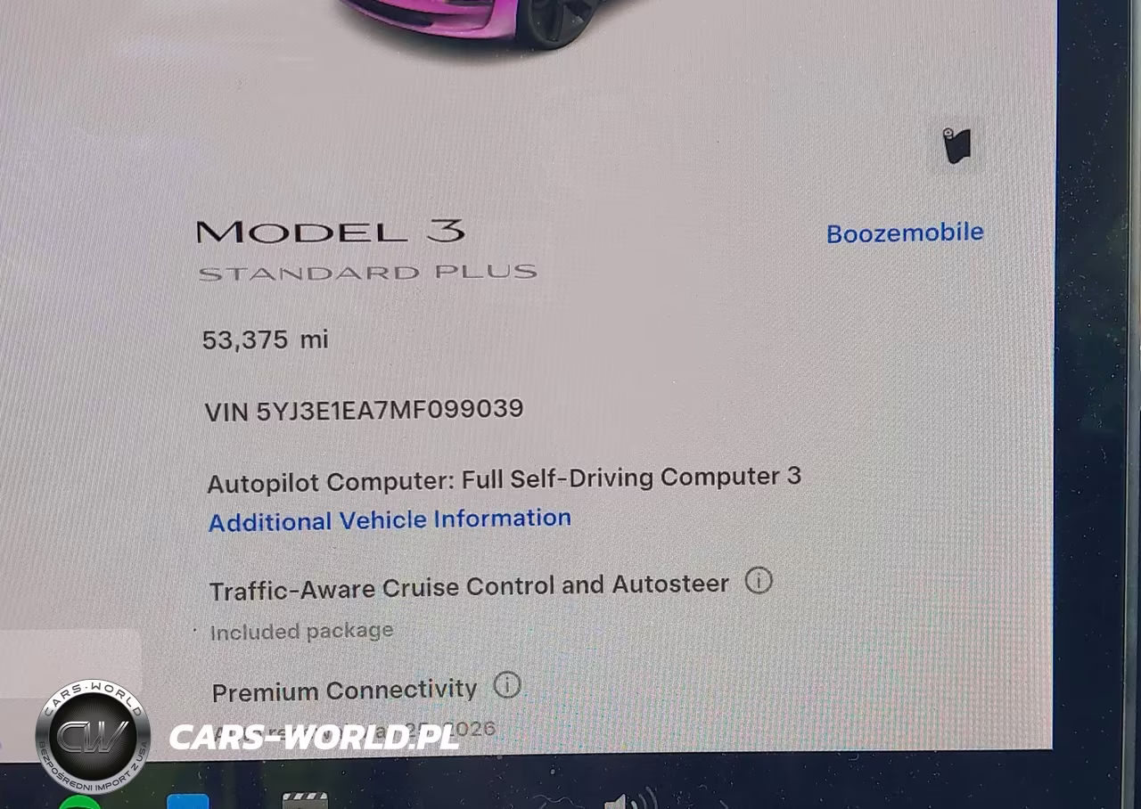 2021 Tesla Model 3 Standard Range Plus Rear-Wheel Drive VIN:5YJ3E1EA7MF099039 - 7