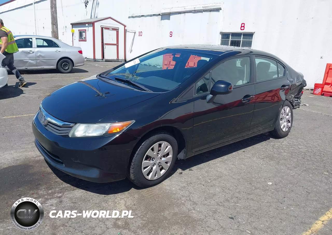 2012 Honda Civic Lx VIN:19XFB2F51CE375166 - 2