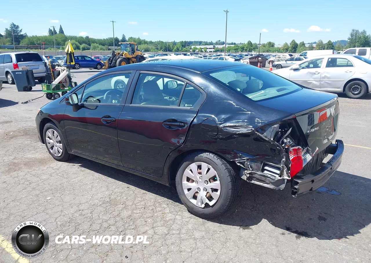 2012 Honda Civic Lx VIN:19XFB2F51CE375166 - 3