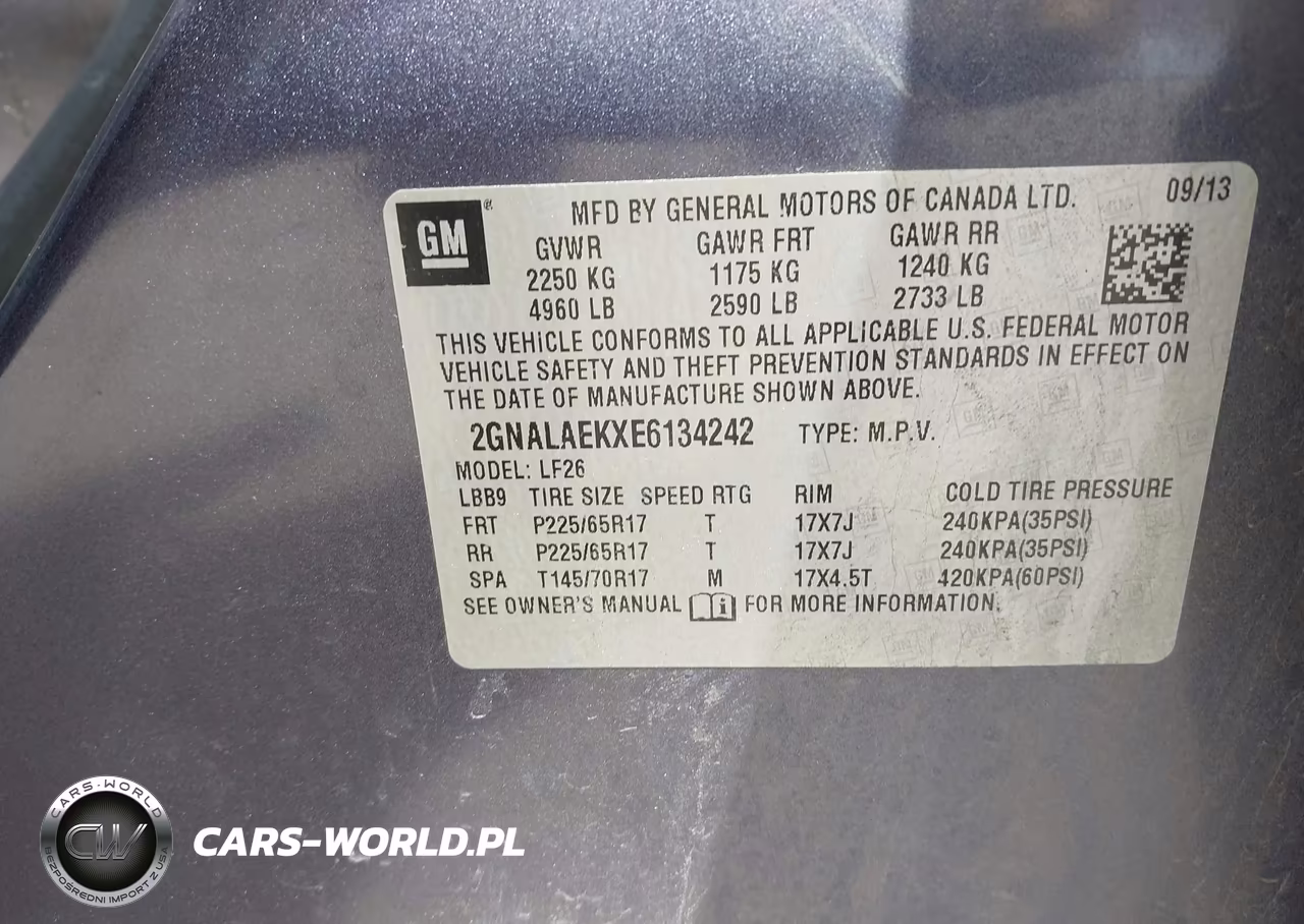 2014 Chevrolet Equinox Ls VIN:2GNALAEKXE6134242 - 9