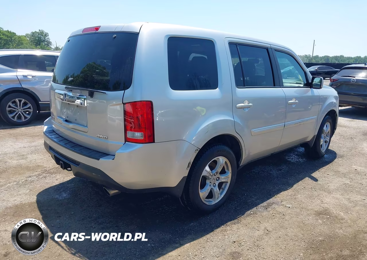 2014 Honda Pilot Ex-L VIN:5FNYF4H72EB035450 - 4
