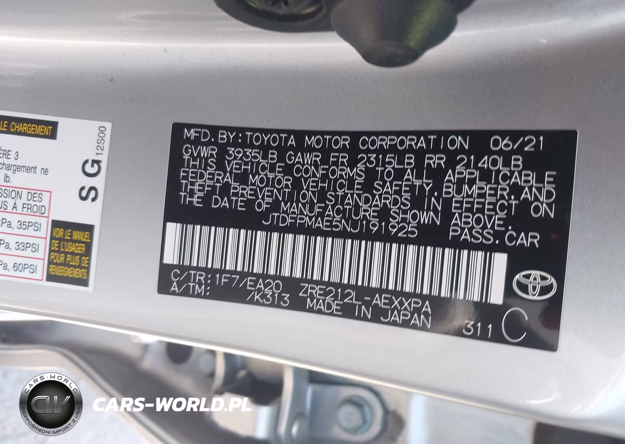 2022 Toyota Corolla Xle VIN:JTDFPMAE5NJ191925 - 9